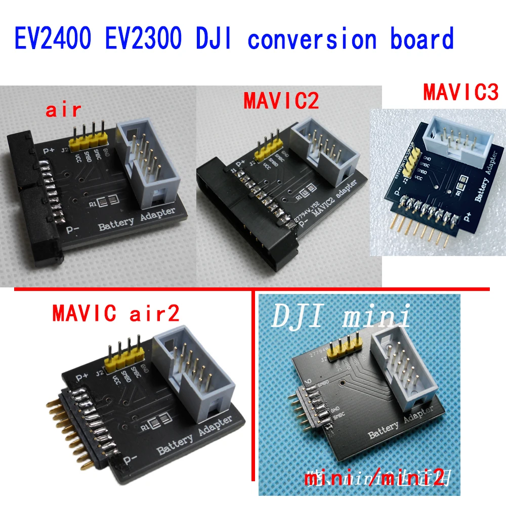 

DJI drone battery connector adapterEV2400EV2300 AIR MAVIC2 MAVIC3 MAVIC AIR2 Mini/ MINI2 board No need to open Battery connectio