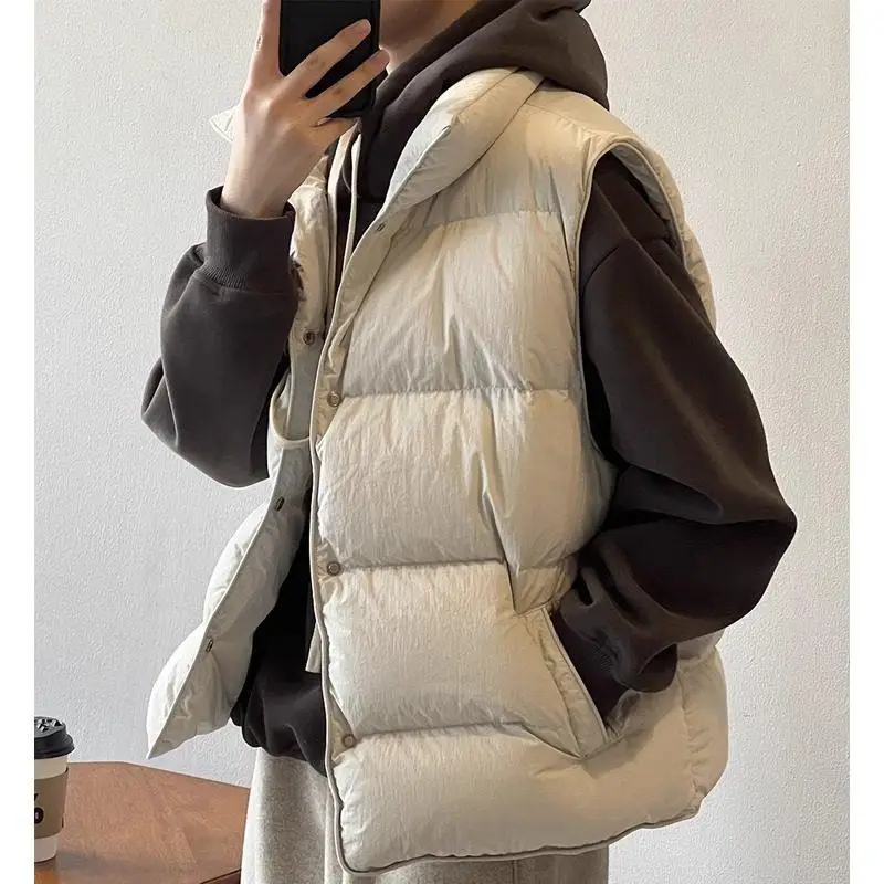 

Жилет Rixo из утепленного хлопка, свободная верхняя одежда, с воротником-стойкой, женская модная внутренняя одежда, стандартная длина