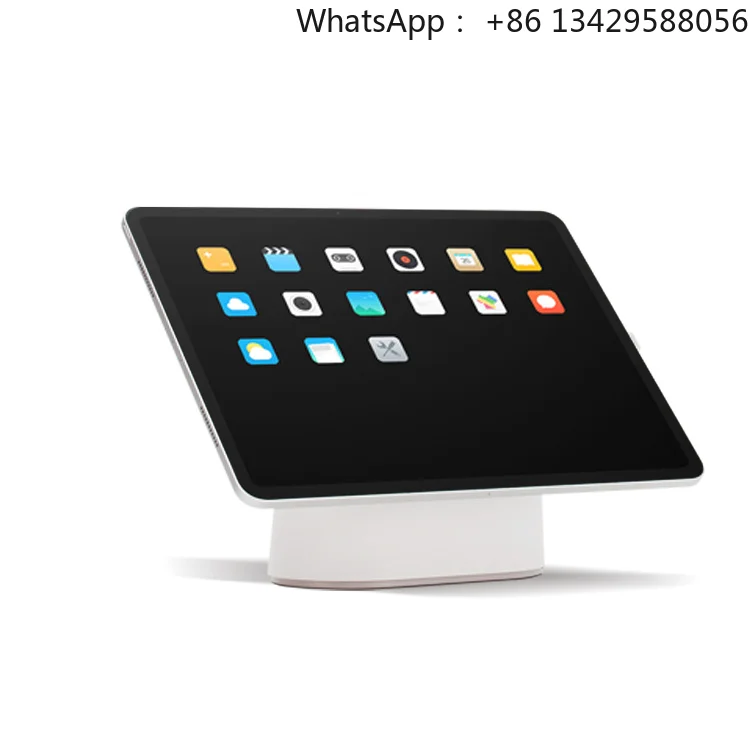Android Ipad POS Universal Restaurant Tablet Stand  Anti-Theft Lockable Aluminum Countertop Tablet Pos Stand