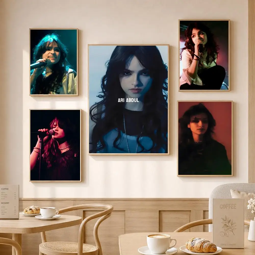 American Singer A-Ari Abdul Painting Calligraphy High-Definition With Textured Finish Modern Style For Hallway Wall Art Decor