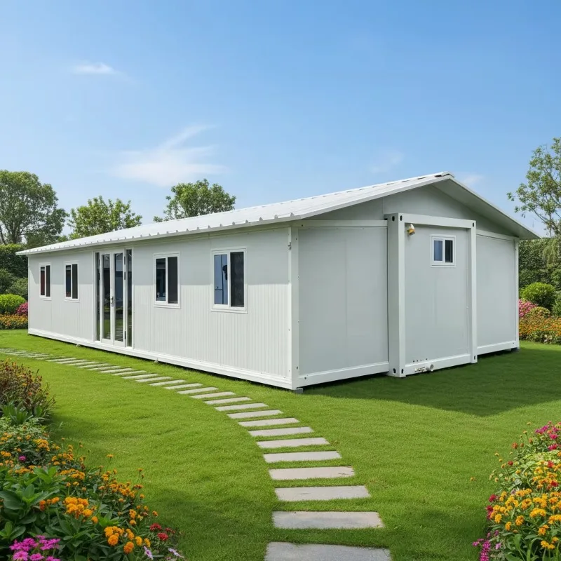 Double Wing Expandable Foldable House Side Extension Enlarged Space Rational Layout Modular Prefab Home For Big Family Resort