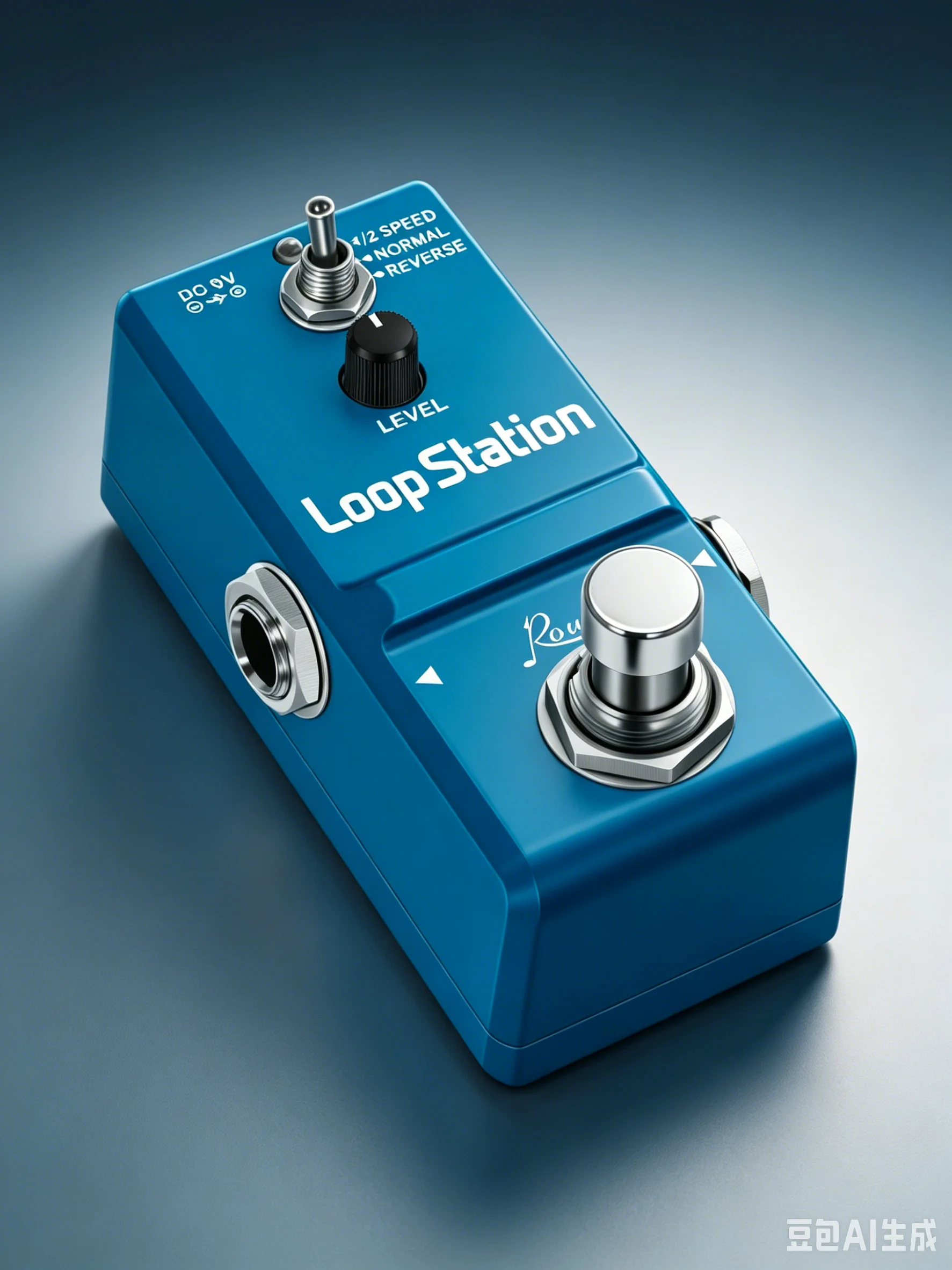 Rowin LN332AS Loop Station 48K Looper Pedal Unlimited Overdubs 10 Minutes of Loop, 1/2 Time, Reverse Full Metal Case True Bypass