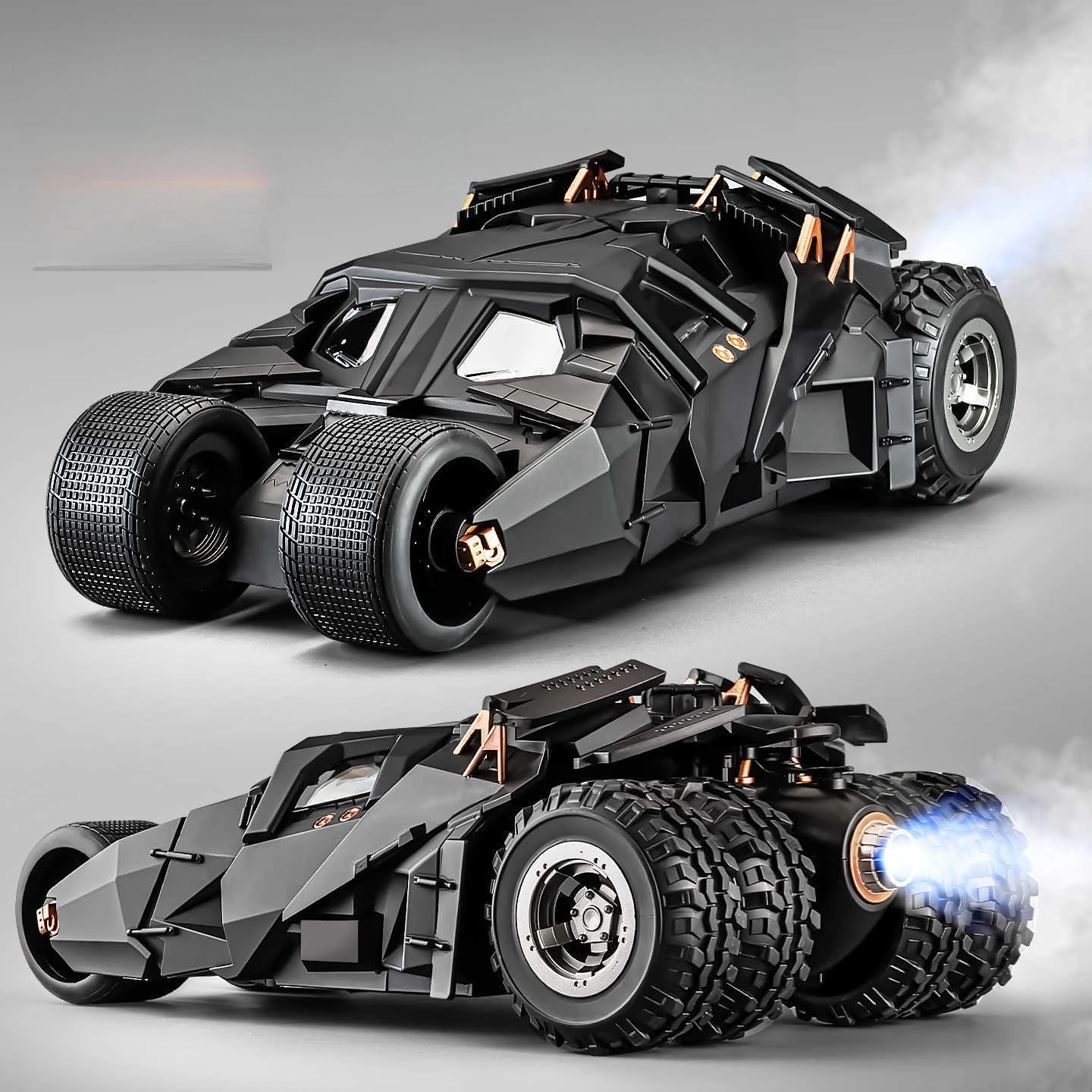 1:24 Bat Dark Knight Spray Alloy Car Model Simulation Chariot Ornament Children's Toys Gift Wholesale
