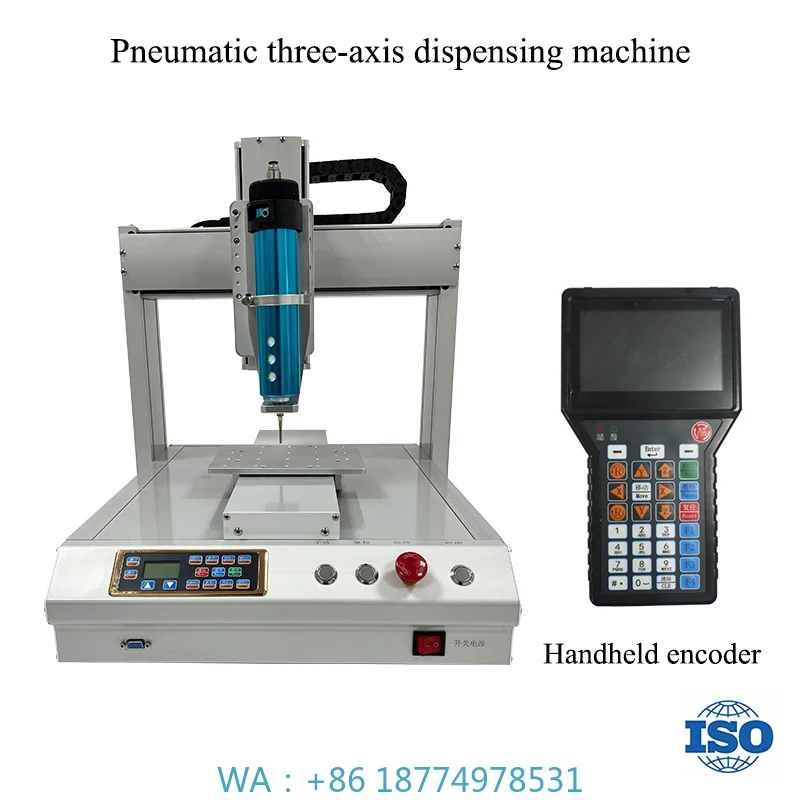 Three-axis Glue Dispensing Robot Glue Dispenser Machine China Made High Viscosity Pneumatic Automatic Glue Dispenser Silicone