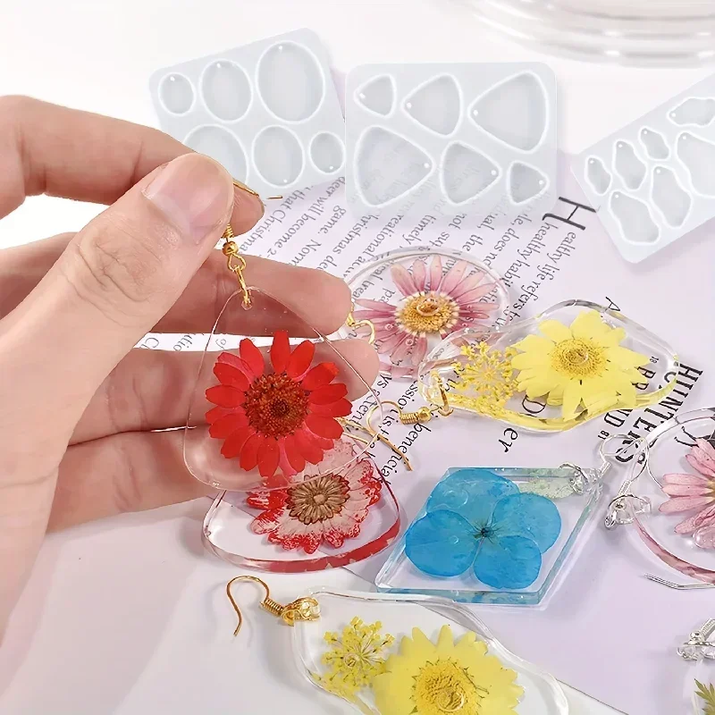 

11 шт., ювелирные серьги, клей, форма «сделай сам», эпоксидная смола, форма для литья ювелирных изделий из смолы, принадлежности для изготовления сережек