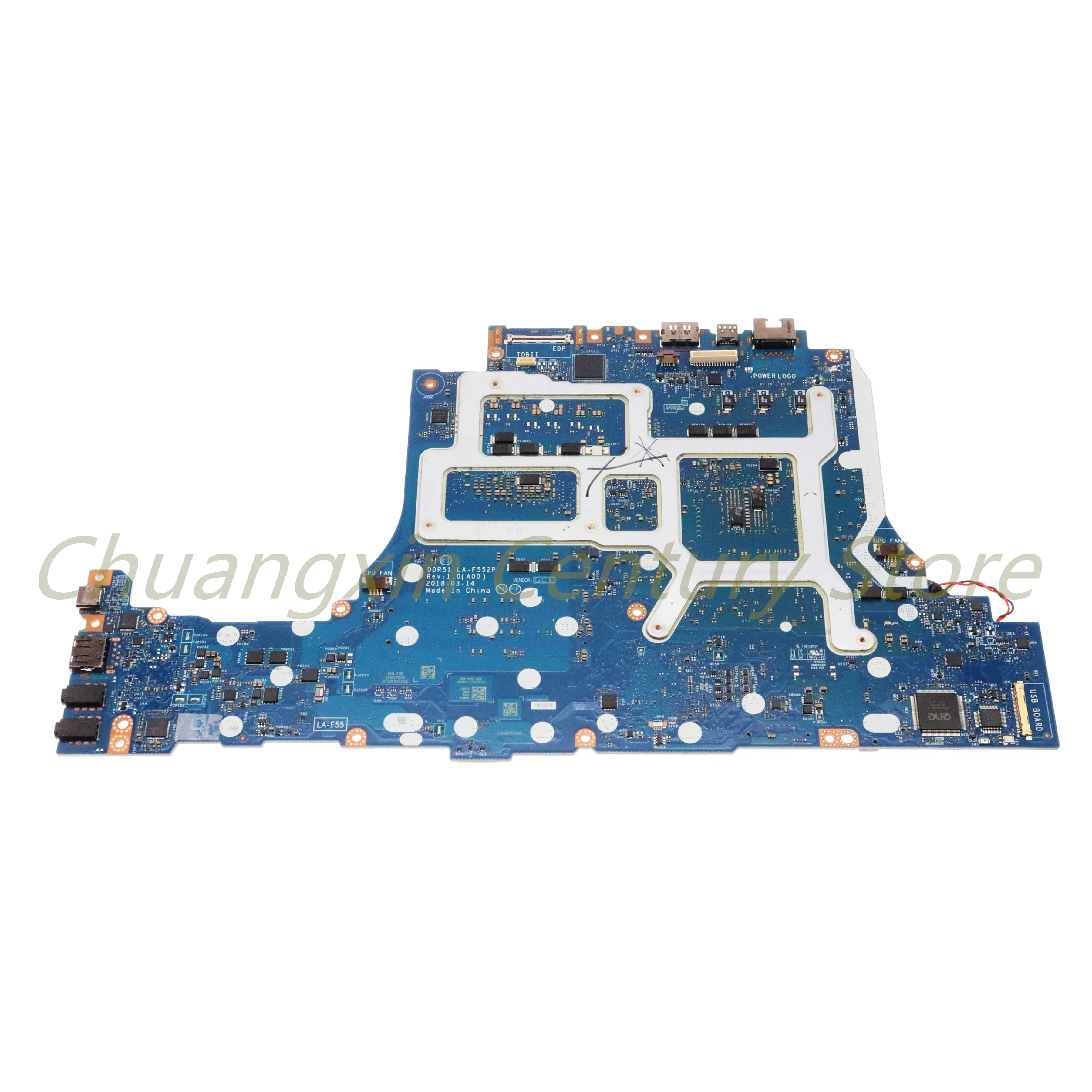 LA-F552P motherboard For Dell Alienware 15 R4 15 R5 17 R5 Laptop with I7-8750H I9-8950HK CPU GTX1080 8G GPU 100% Tested