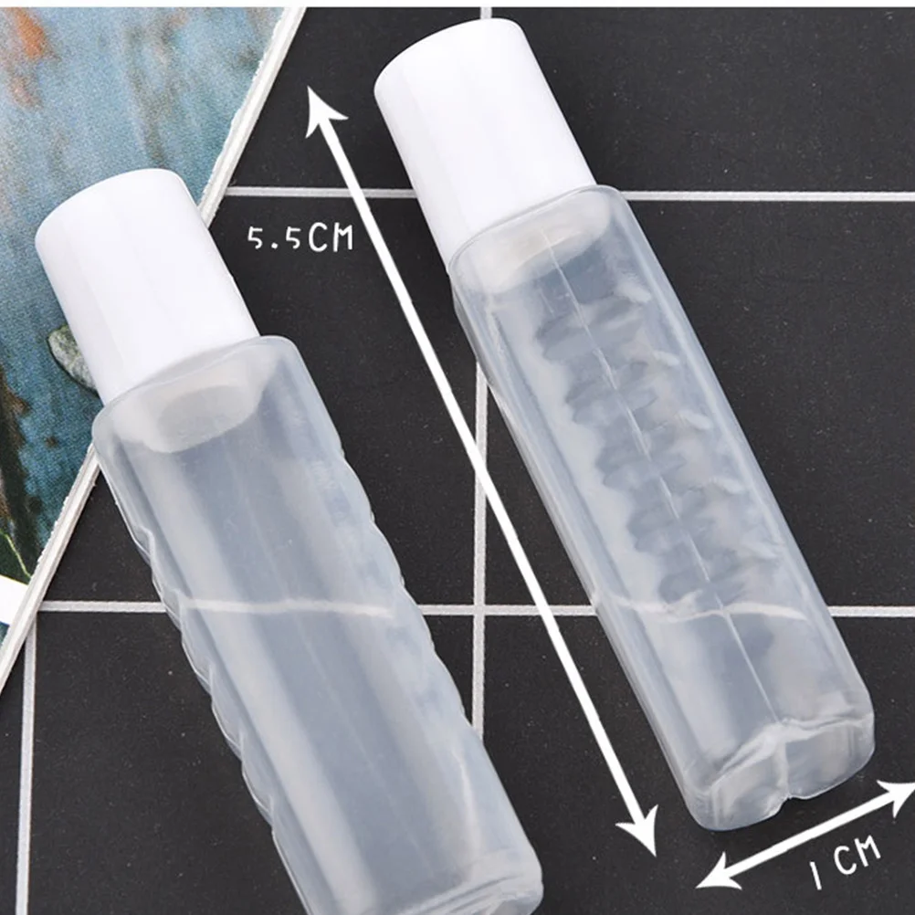 

20pcs Care Solution Bottle Mini Plastic Container For Lenses Accessories Empty Liquid Dispensing Box Travel Organizer Clear
