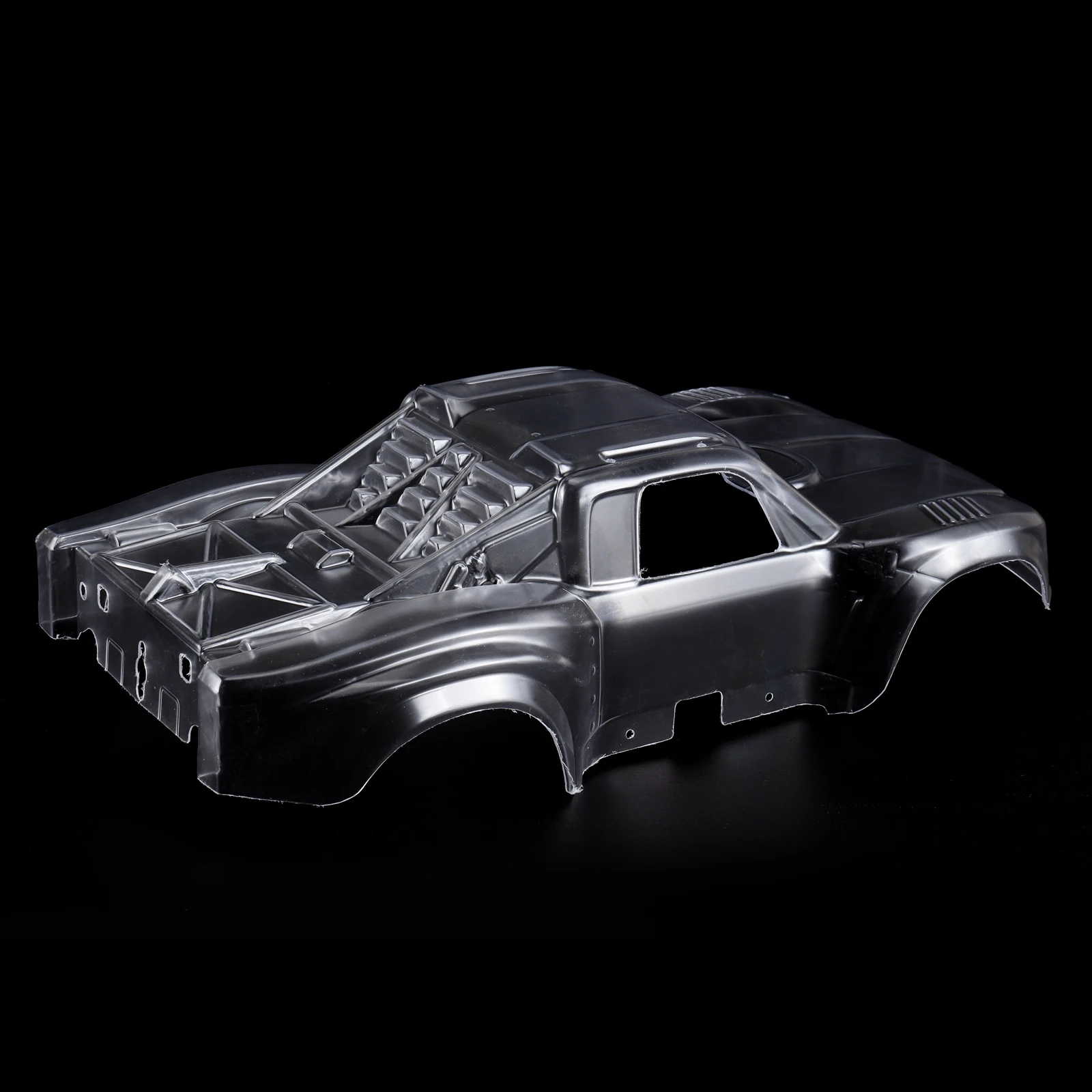 HooCrawler 1/14 RC Truk Bodyshell Pre-Cut Clear Pickup Body Shell Kit with Sticker for 1/14 Scale Arrma  Mojave Grom RC Truck