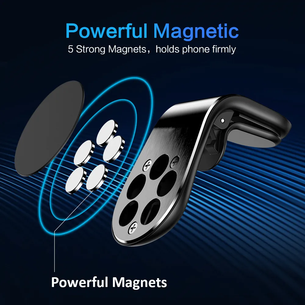 Car Beautiful decoration Magnetic Car Phone Holder Stand Air Vent Magnet Car Mount GPS Smartphone Mobile Support In Car Bracket