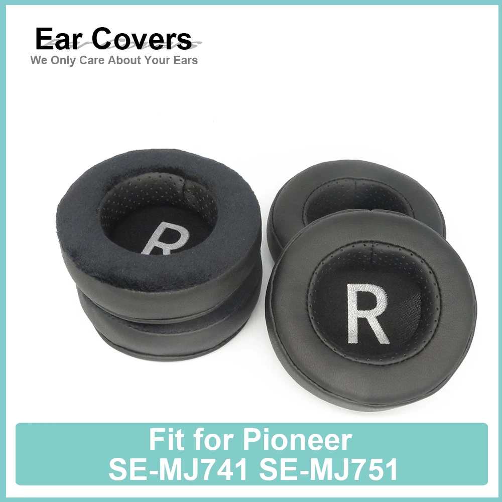 قطع الأذن ل بايونير SE-MJ741 SE-MJ751 سماعة Earcushions البروتين القطيفة منصات الذاكرة رغوة بطانة للأذن