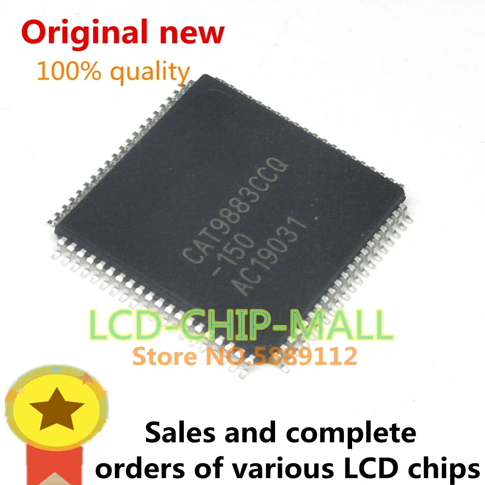 1PCS CAT9883CCQ-150  CAT9883 QFP-80 in stock 100%good 100% quality