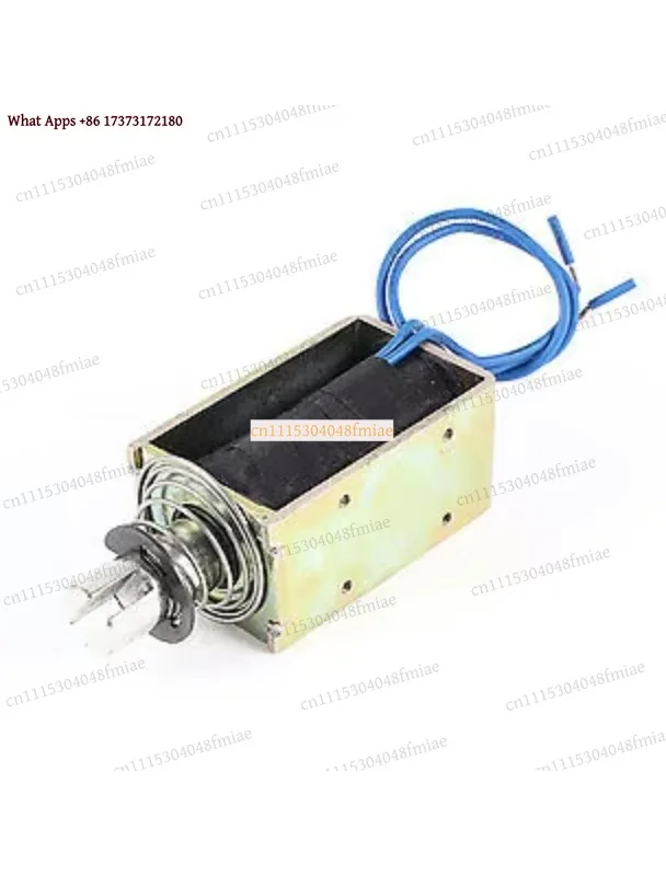 JF-1564B DC 6V-48V 500mA 10mm Stroke 55N Push Type Open Frame Solenoid Electromagnet Electrical Accessories