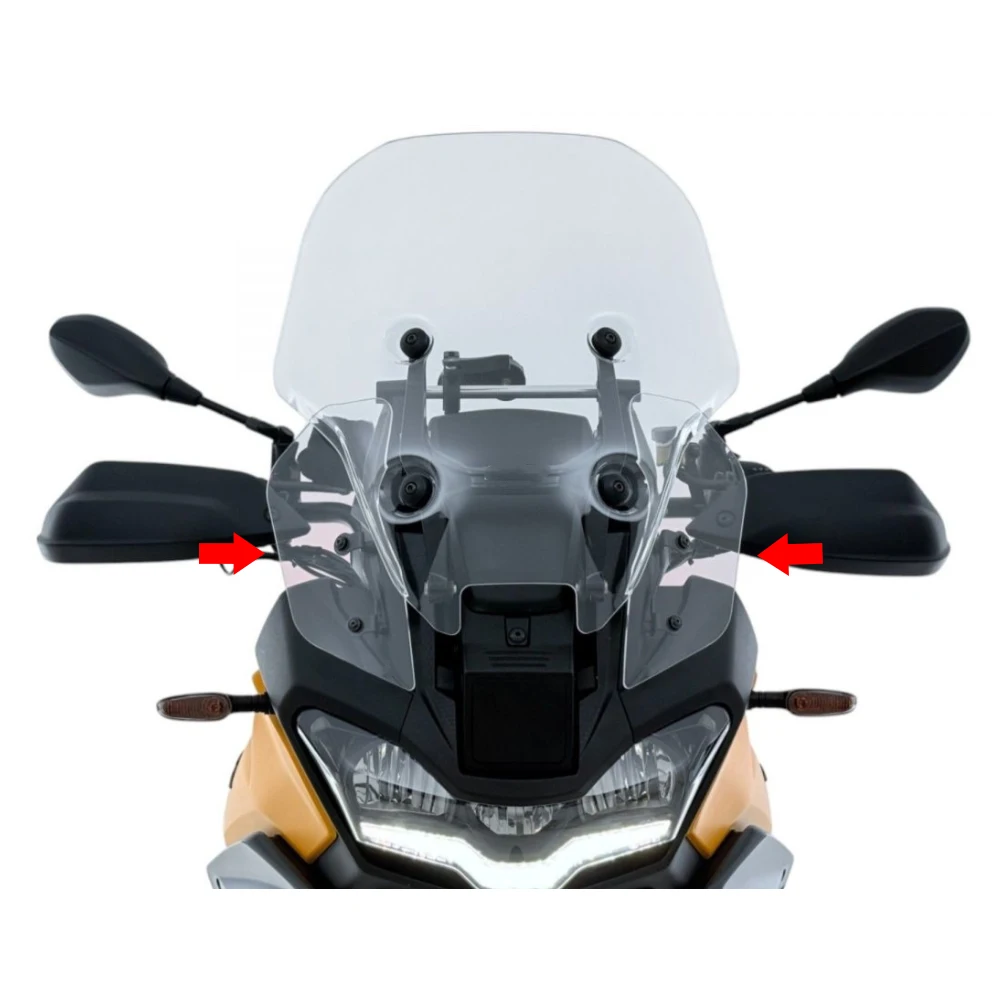For Moto Guzzi STELVIO 2024-2025 New Motorcycle Side Windscreen  Accessories Side Spoiler Bilateral Deflectors