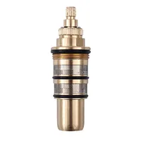 1pc Thermostatic Valve Core Brass Thermostatic Cartridge Temperature Control Valve Shower Bar Mixing 20-50 Degrees Celsius