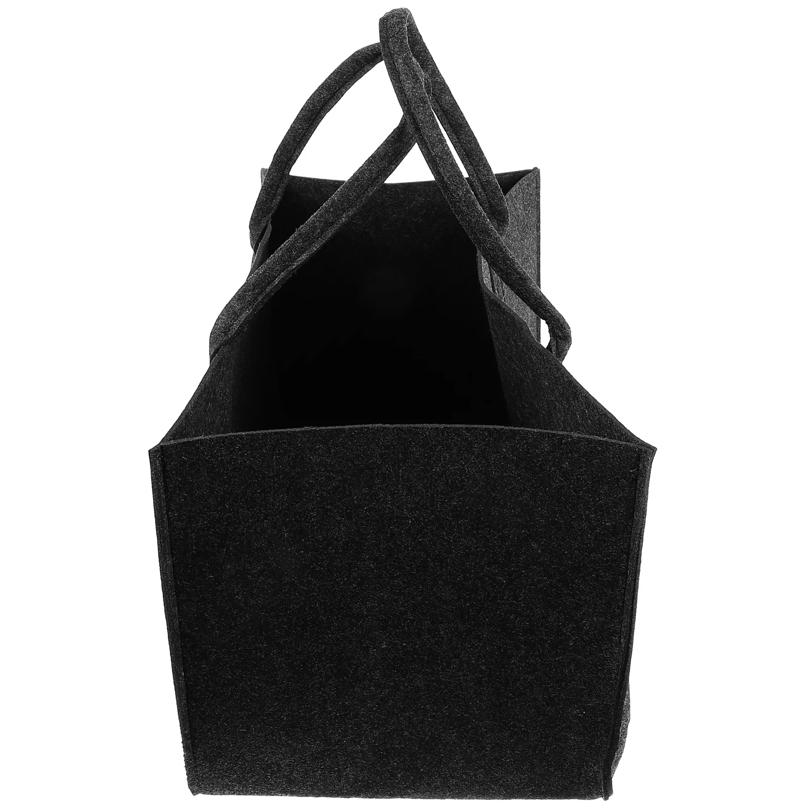 

Felt Firewood Storage Bag Basket Holding Professional Outdoor Log Carrier Collapsible Reusable s Felt Material H Strap Easy