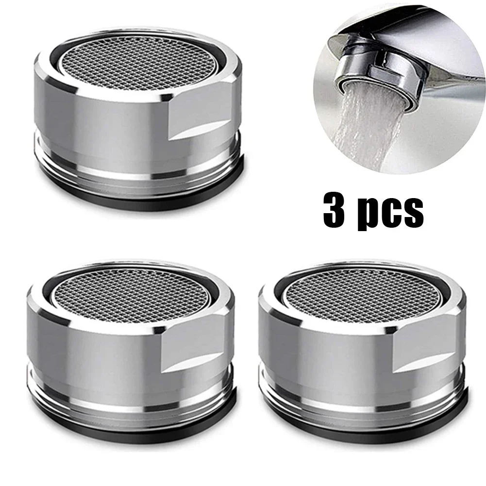 Buse mixte en laiton pour économie d'eau, filtre de subdivision, aérateur de robinet, filtre de cuisine, 3x, M24