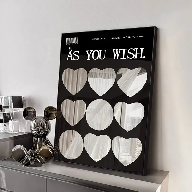 Modern Simple Living Room Mirror Decorative Painting Creative Painting Bedroom Dressing Room Luxury Wall Hangings Home Decor