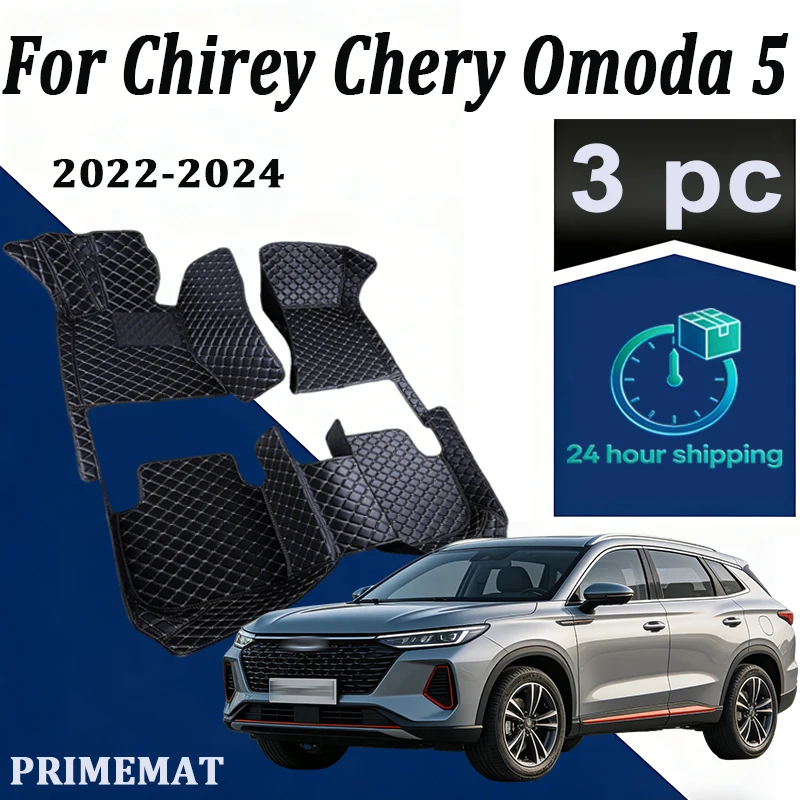 

Luxury Car Floor Mats For Chirey Chery Omoda 5 C5 Fownix FX 2022 2023 2024 Waterproof Pads Car Carpet Floor Mats Car Accessories