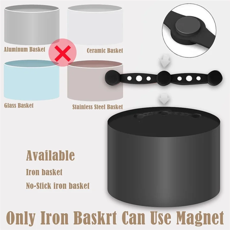 【Berserk】Air Fryer Magnet Silicone Buckle For Holding Down Air Fryer Paper Lock Disposable Liners Safely & Prevent Paper To Burn