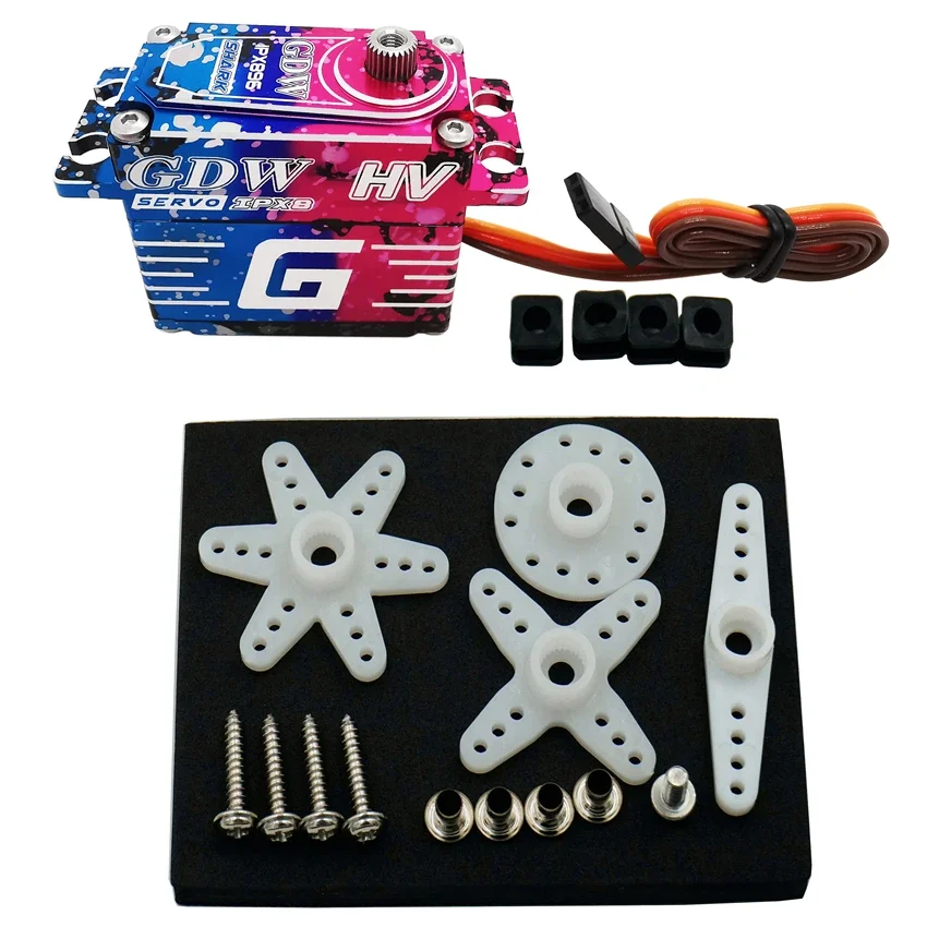 GDW IPX896 Shark Crawler Buggy Off-road 43KG 120 High Torque Waterproof Brushless Servo for 1/8 1/10 RC Car TRX4 TRX6