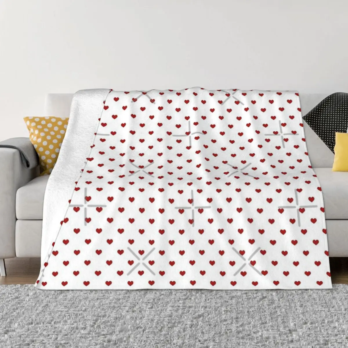 

Small Red Hearts Plush Blanket Winter Blankets Blankets And Throws Throw Blanket