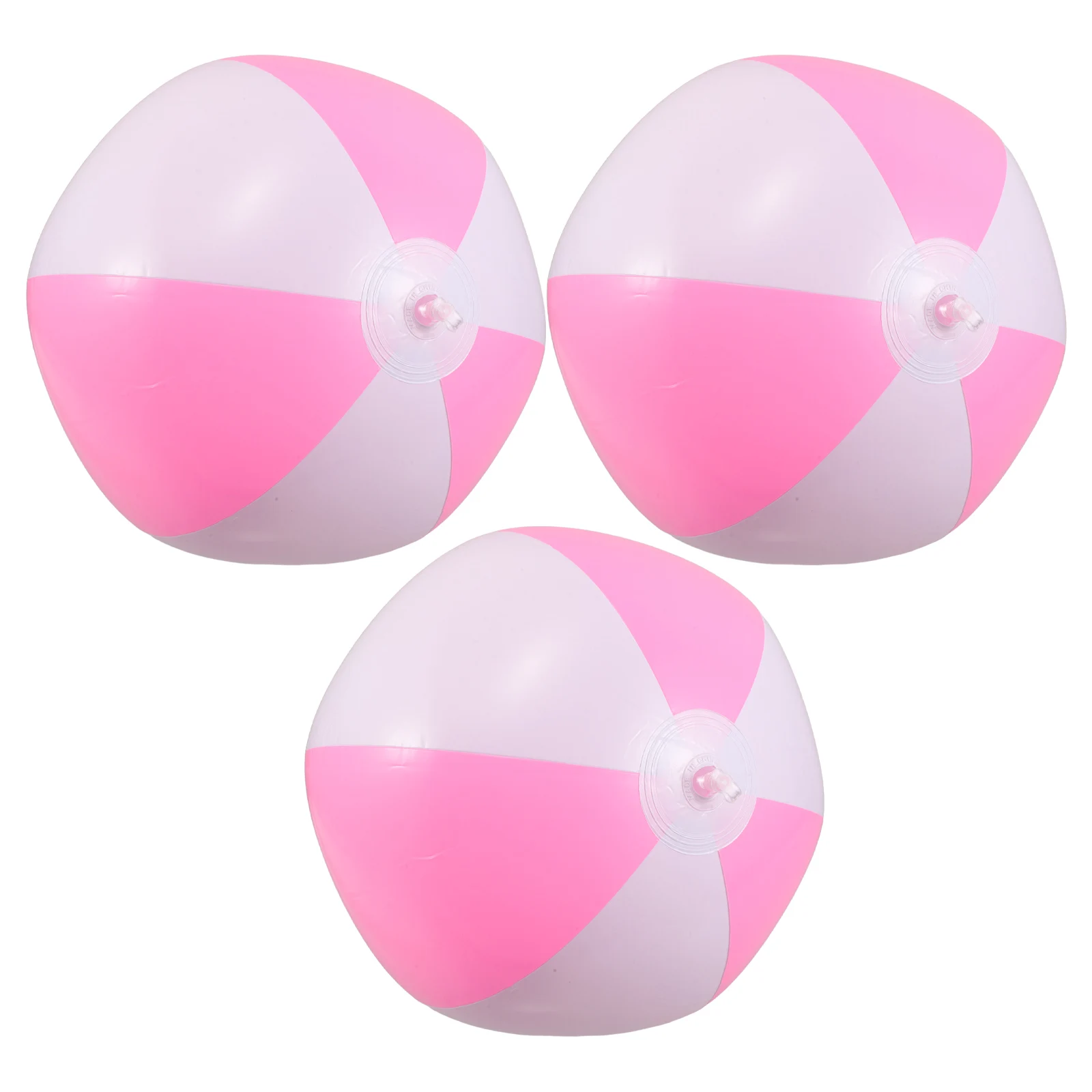5 PCS Two-color Inflatable Beach Ball Party Pool Balls Outdoor Hawaiian Tropical Decor