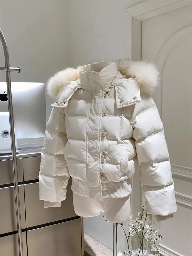 الأمريكية الرجعية نمط قصيرة مقنعين سترات فو الفراء طوق طويلة الأكمام المرأة لون نقي Vintage معطف جاكيت زيبرا الخريف الملابس #5