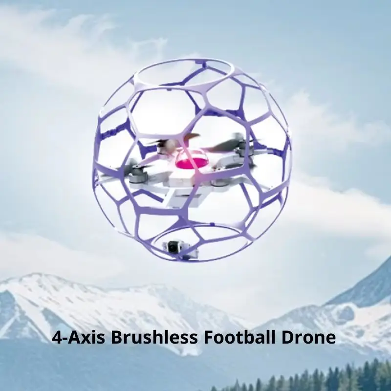 Jjrc'S New Cross-Border H138 Quadcopter, Featuring A Soccer Ball Design, Performs Tumbling Stunts As An Electric Toy