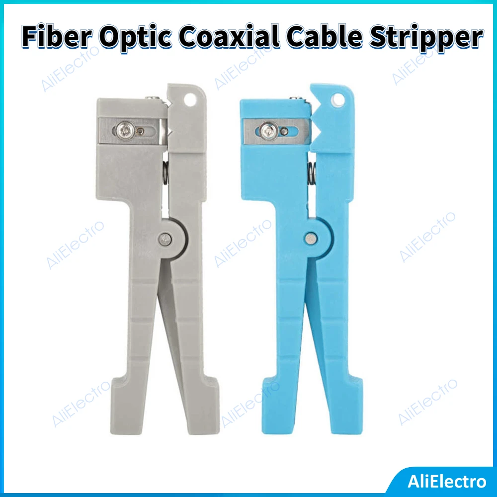 

Fiber Optic Jacket Stripper Coaxial Cable Stripping Cutter Tool Cable Slitter Wire Stripper Hand Tools Fiber Optic Stripper