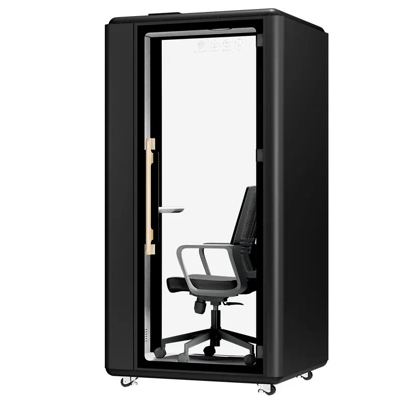 Modular Acoustic Soundproof Booth Sound Insulation Magnetic Door Custom Color Multi Scene Silent Work Pod for Video Conference