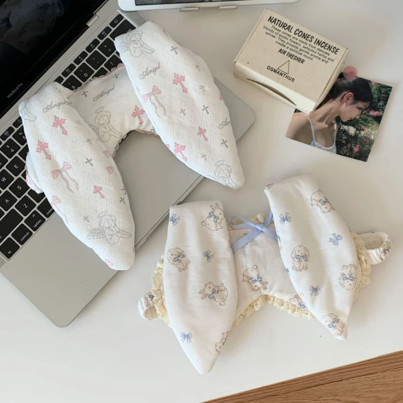 Cute Printed Blindfold Female Rabbit Ear Lace Blindfold Travel Lunch Break Sleep Shading Relieve Eye Fatigue Artifact
