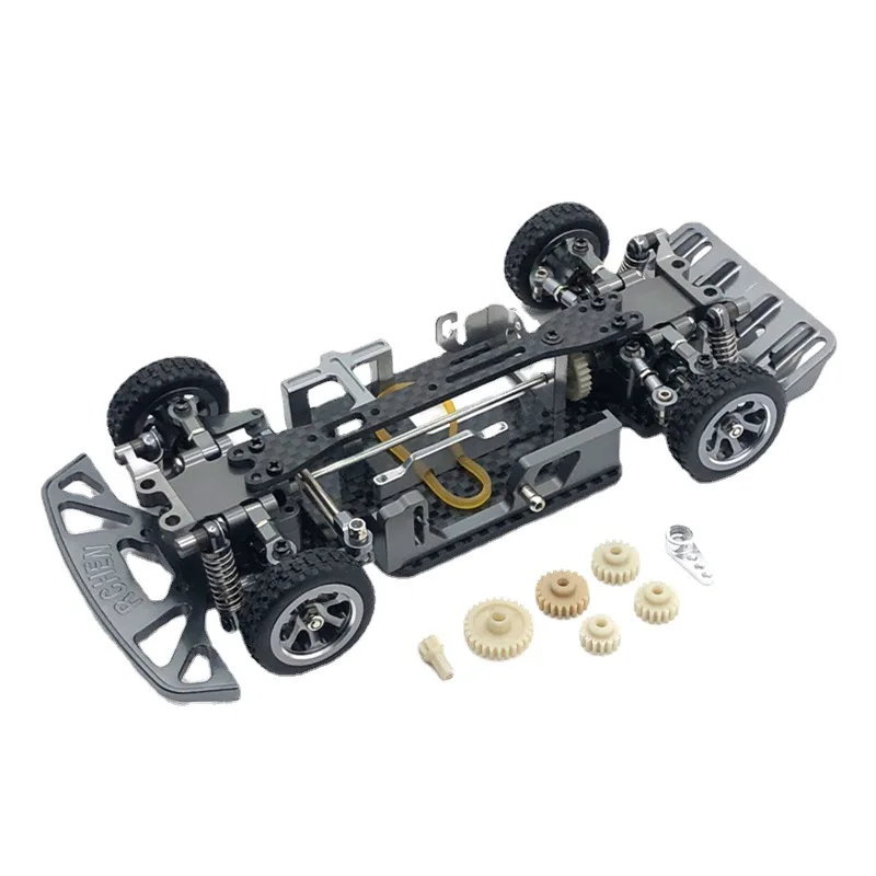 Metal Upgrade Carbon Fiber Bottom Plate Frame Wheelbase 98-102mm For WLtoys 284131 K969 K979 K989 K999 P929 P939 RC Car Parts