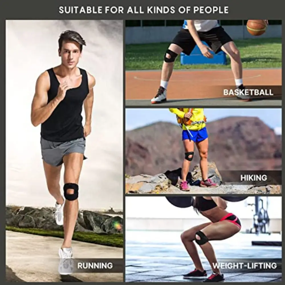 

Patella Protector Patella Knee Brace Adjustable Soft Patella Protect Band Joint Pressurize Sports Knee Brace Tennis Ball