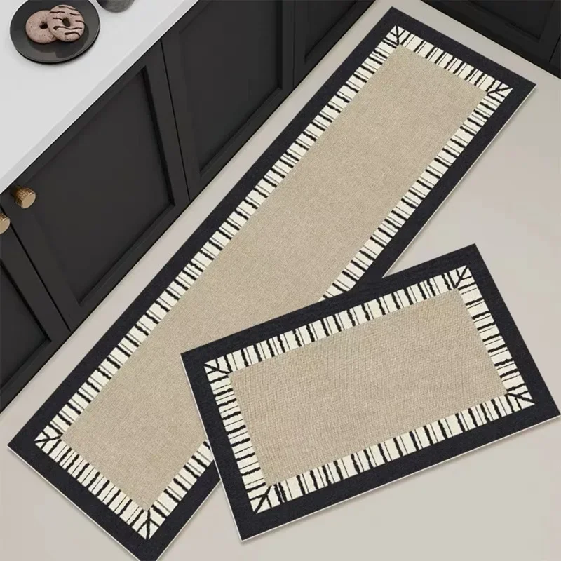 

Kitchen Pvc Mat Water-absorbent Anti-slip Carpet Non-slip Area Floor Mats Home Decoration Luxury Rug Alfombra De Cocina 주방 카펫