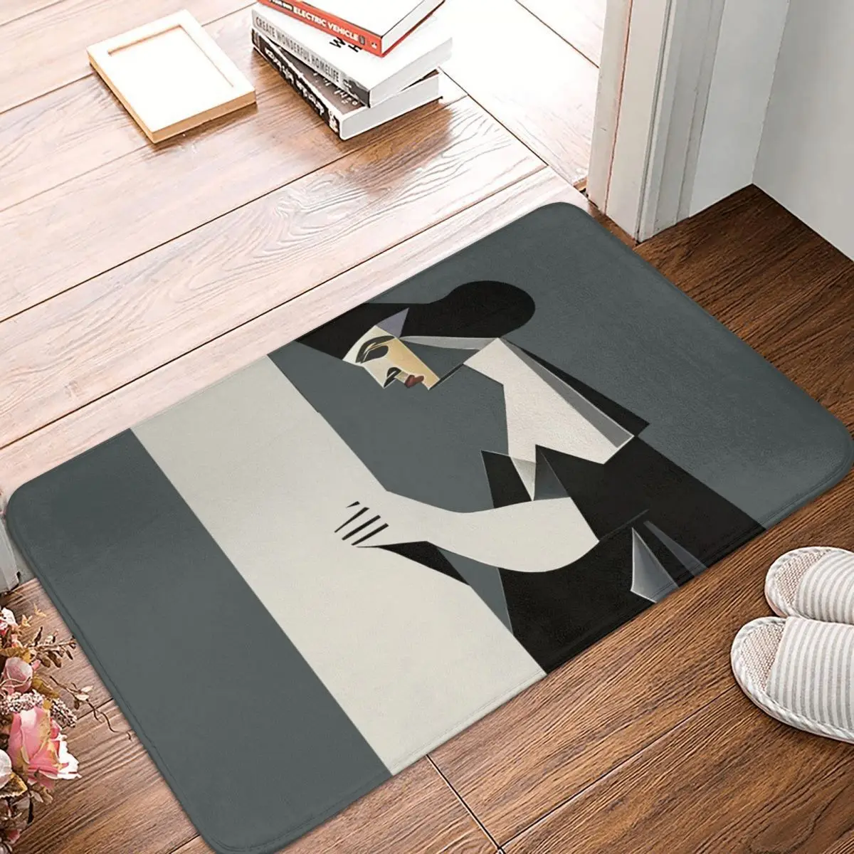 The Nun's Sorrow Doormat Non-slip Super Absorbent Bath Mats Home Entrance Rugs Kitchen Living Room Bedroom Carpet Footpad