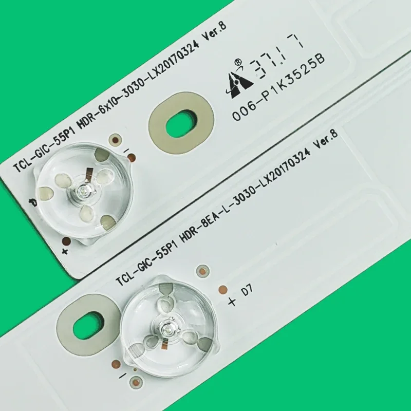 LED Strip Set para TCL, 55p605, Modelo # Yha-4c-lb5506-yh06j, 12 Tiras