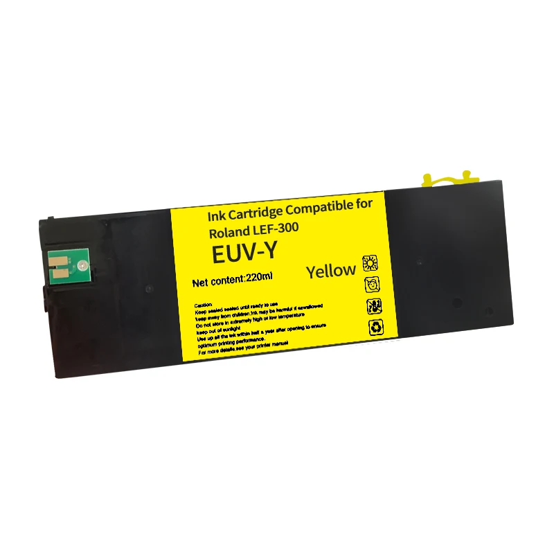 Imagem -06 - Cartucho Recarregável Vazio para Roland uv Euv Euv2 Euv3 Euv4 Euv5 Lef20 Lef10 Lef-12 Lef300 Lec-330 Lec-300 Lec540 220ml