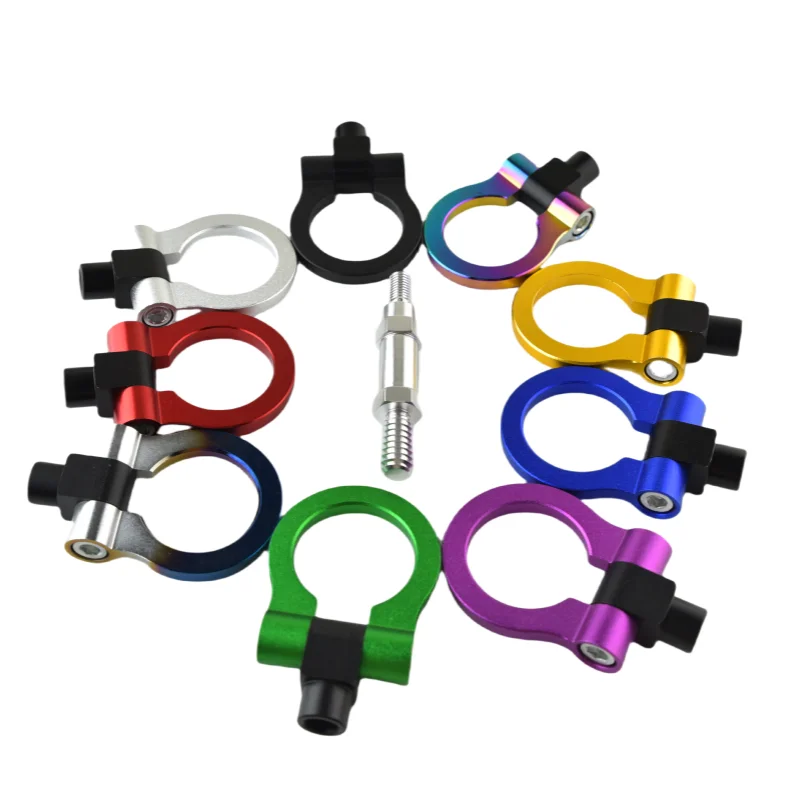 Car Accessories Fit for Volkswagen 12CM TH102 Tow Hook Aluminum Alloy Material Dedicated Fit Durable Rust-Proof