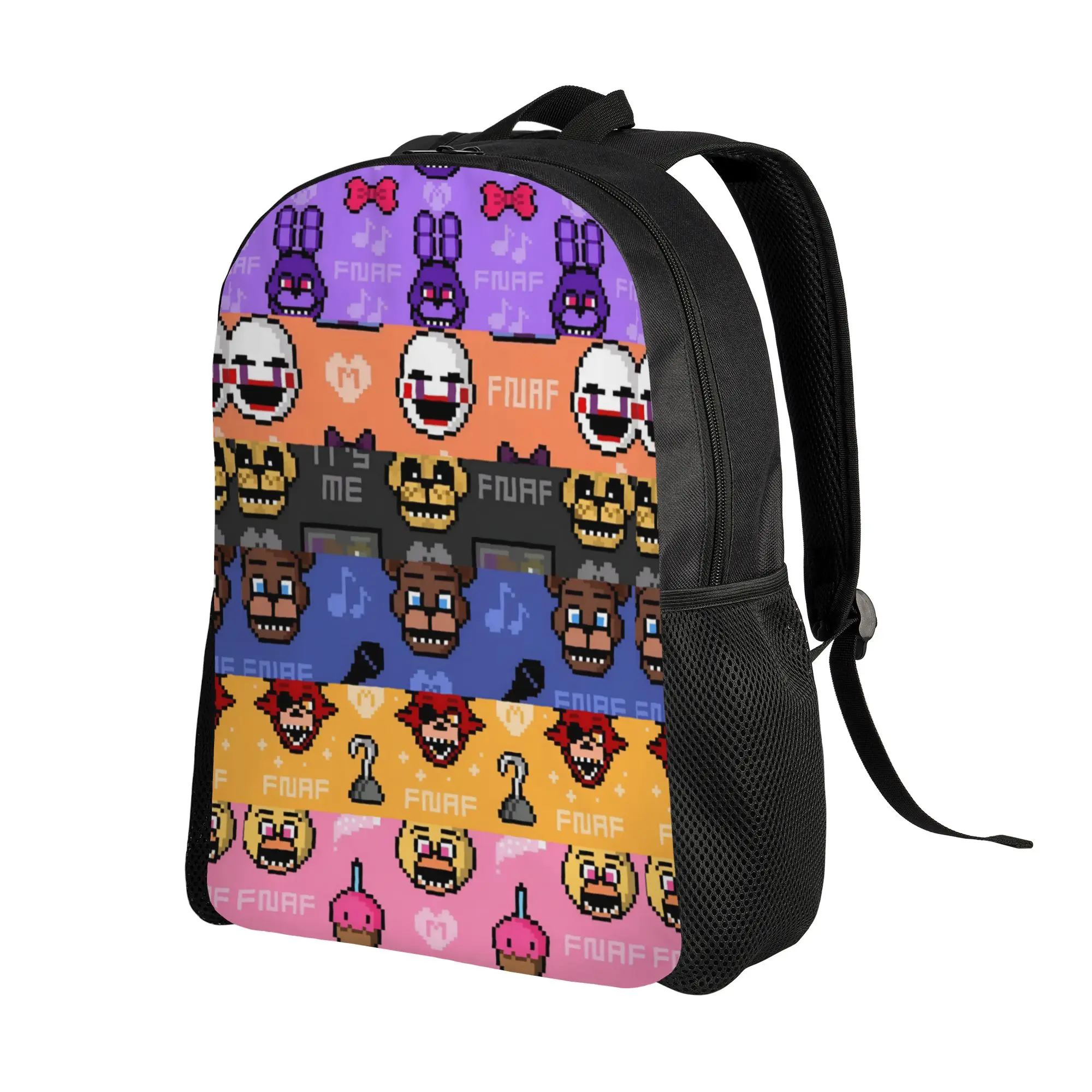 Custom FNAFS Game Backpacks for Men Women College School Student Bookbag Fits 15 Inch Laptop  Bags