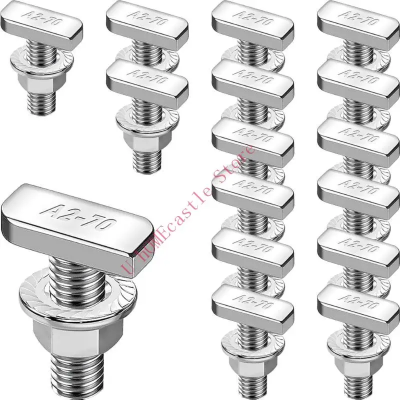 63HF Hammers Head Bolts with Anti Corrosion Coating for Aluminum Installation