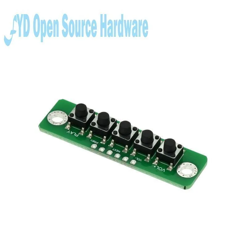 Modulo pulsante indipendente a 3/4/5 Bit modulo pulsante esterno MCU scheda pulsante microinterruttore amplificatore di potenza compatibile con