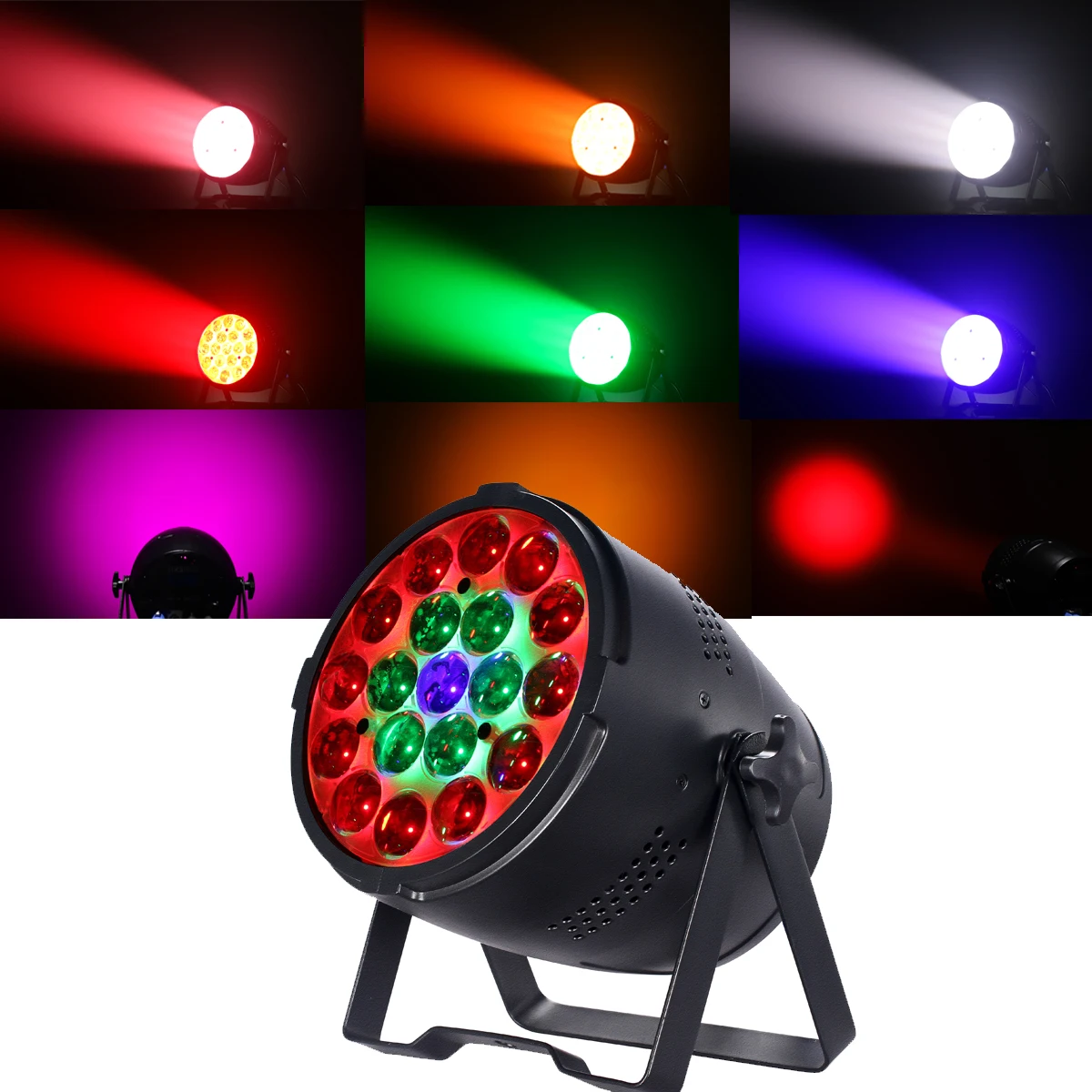 LED Zoom Par Light 250W 4in1 RGBW Stage Strobe With Sound Activated DMX512 Control For DJ Disco Party Wedding Bar Stage Lighting