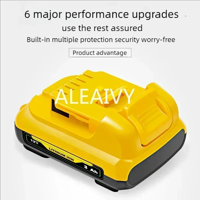 Batterie lithium-ion aste, DeWalt DCB120, DCBree, DCB122, DCB127, DCB124, DCB121, Max 24.com, 3000mAh, 12V