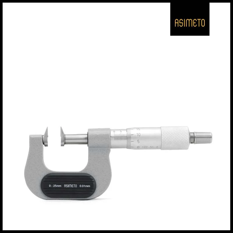 Asimeto-Micromètres à mâchoire STRE0.01 mm, broche non rotative