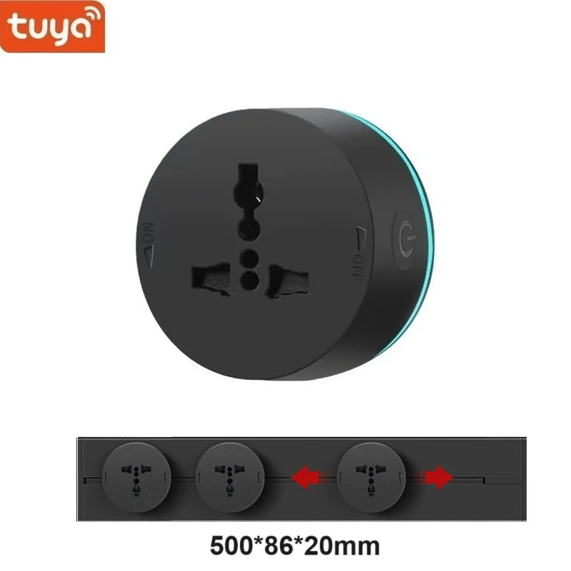 tuya-wifi-electric-plug-adapter-uk-eu-3pin-smart-socket-with-50cm-surface-power-track-for-smart-home