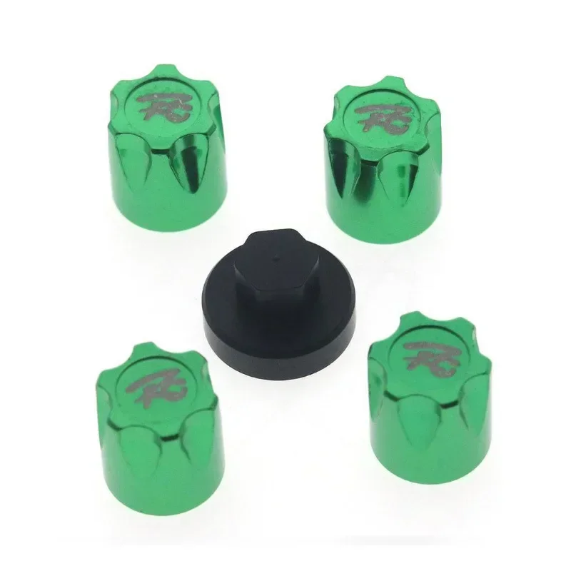 4PCS CNC Aluminum Alloy M4 Nut Wheel Rim Hat Cap For 1/10 RC Crawler TRX4 TRX6 D90 D110 SCX10 RC Drift Tamiya Yokomo HPI YD-2