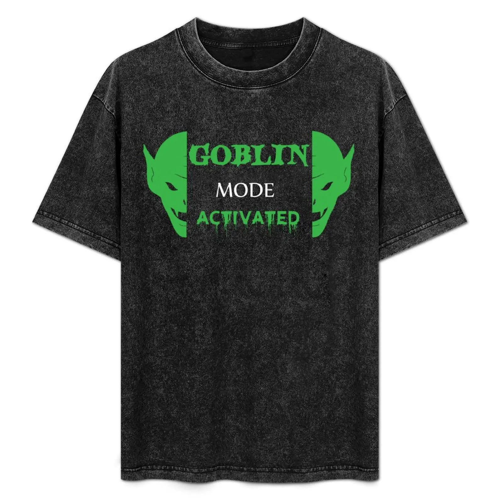 

Футболка с мемом "Goblin Mode on" - забавный мем о социальном дистанцировании, футболка из прочной ткани для работы
