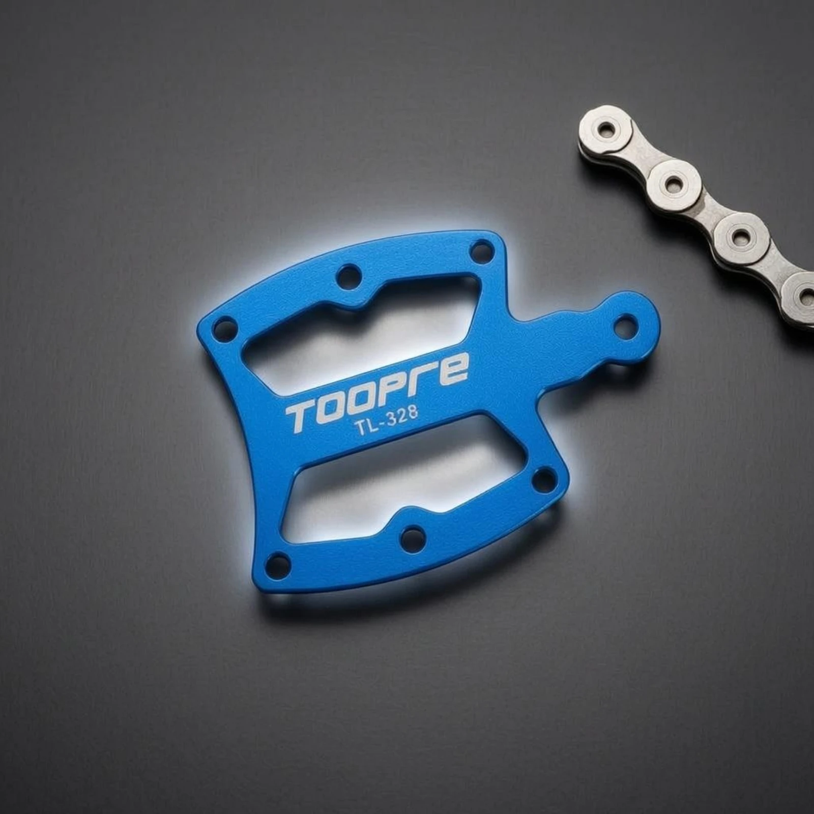 Chainring Wear Measuring Tool Flat Plate Bike Chainring Wear Gauge Bike Chain Checker Long-Lasting Chain Stretch Checker