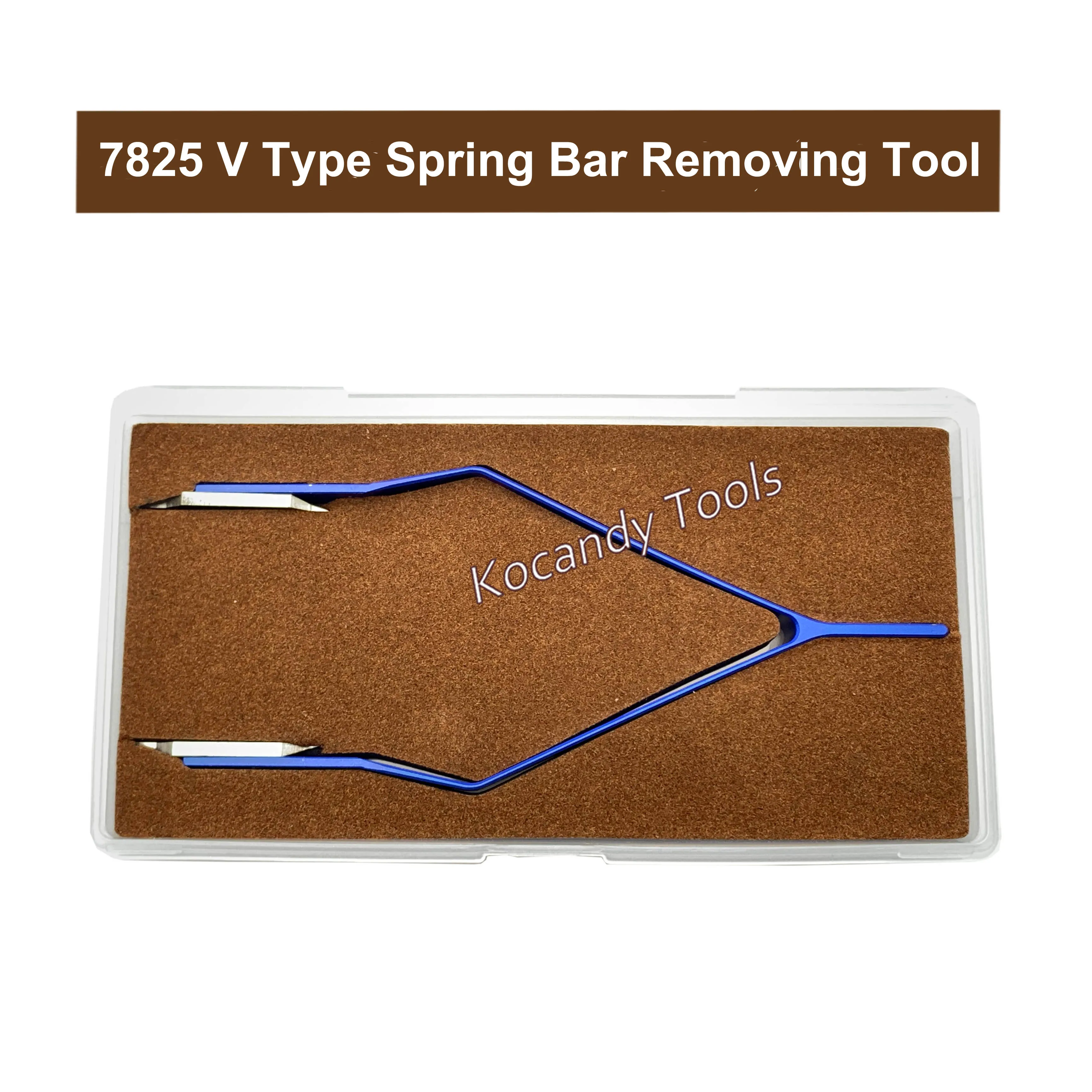 Professional Spring Bar Remove tool for Rlx Stainless Steel 7825 V Type Rlx Watch Spring Bar Tweezers for Watch Repair