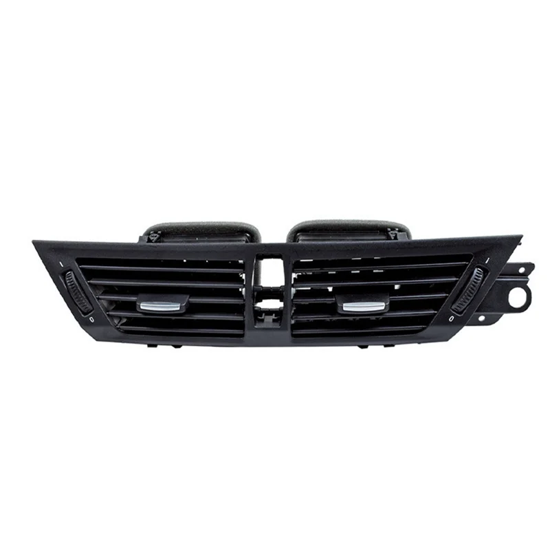 ABZV-accessoires de Grille de sortie de ventilation AC centrale avant pour BMW X1 E84 2010-2015 couvercle de climatisation de tableau de bord central